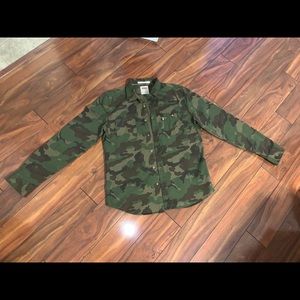 Camo Levi button down shirt